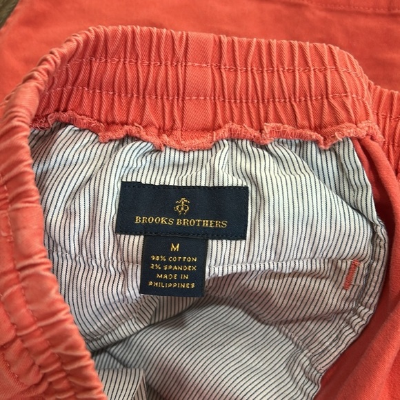Brooks Brothers Men’s Shorts Size Medium. Salmon color 98% cotton adjustable - Picture 5 of 11